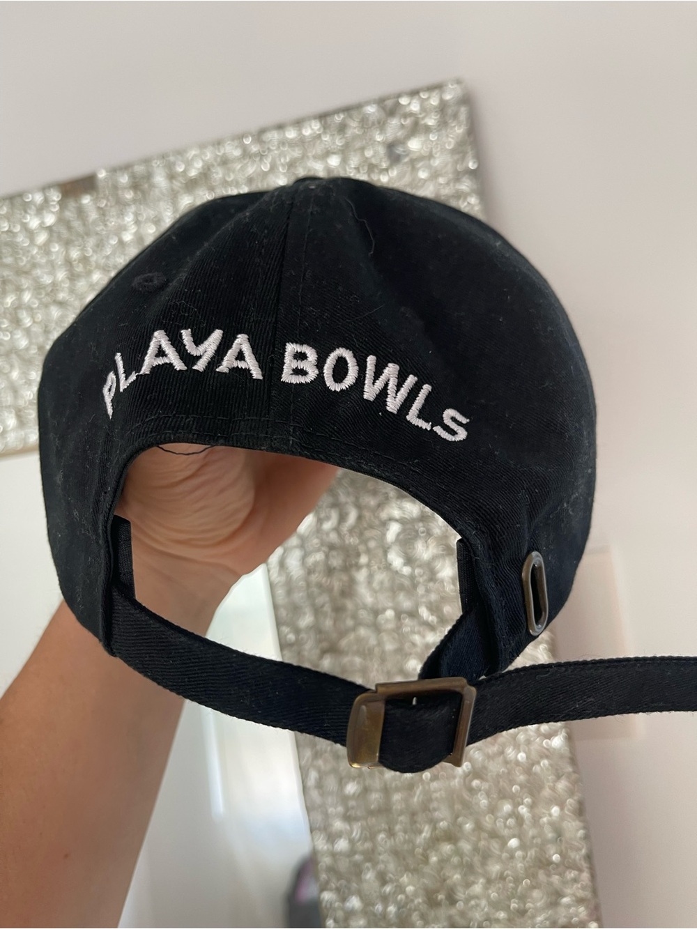 The Classic Black 'Playa Bowls' Embroidered Baseball Cap